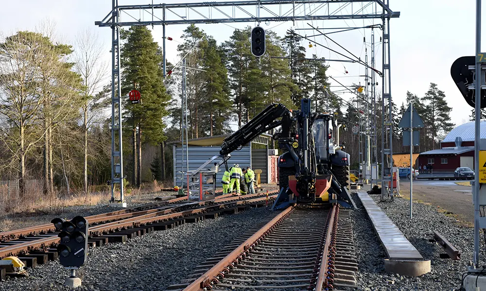 Kontaktledningstekniker övningsanläggning