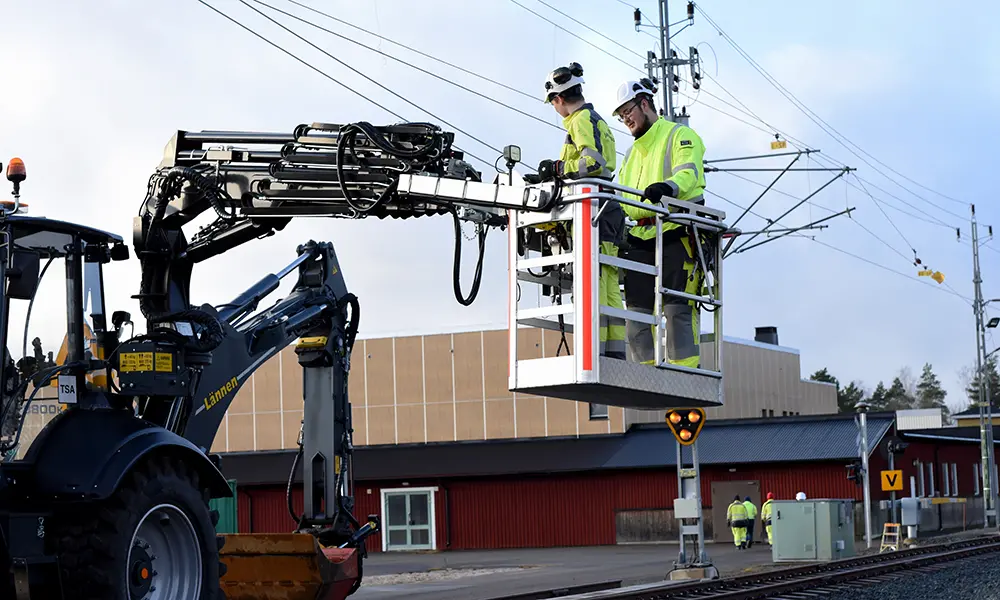 Övningsanläggning kontaktledningstekniker