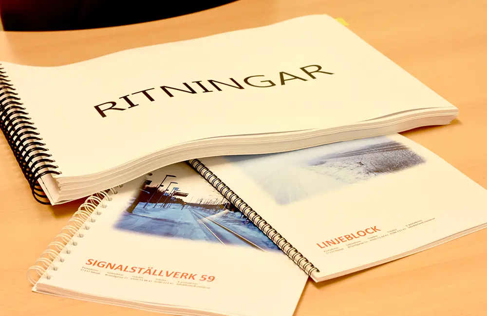 Ritningar på station B