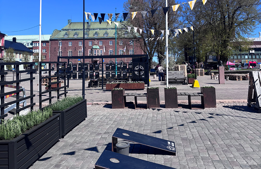 Aktivitetsytan på Storgatan i Nässjö