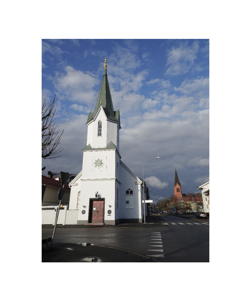 Före detta Metodistkyrkan på Köpmansgatan 11 i Nässjö.
