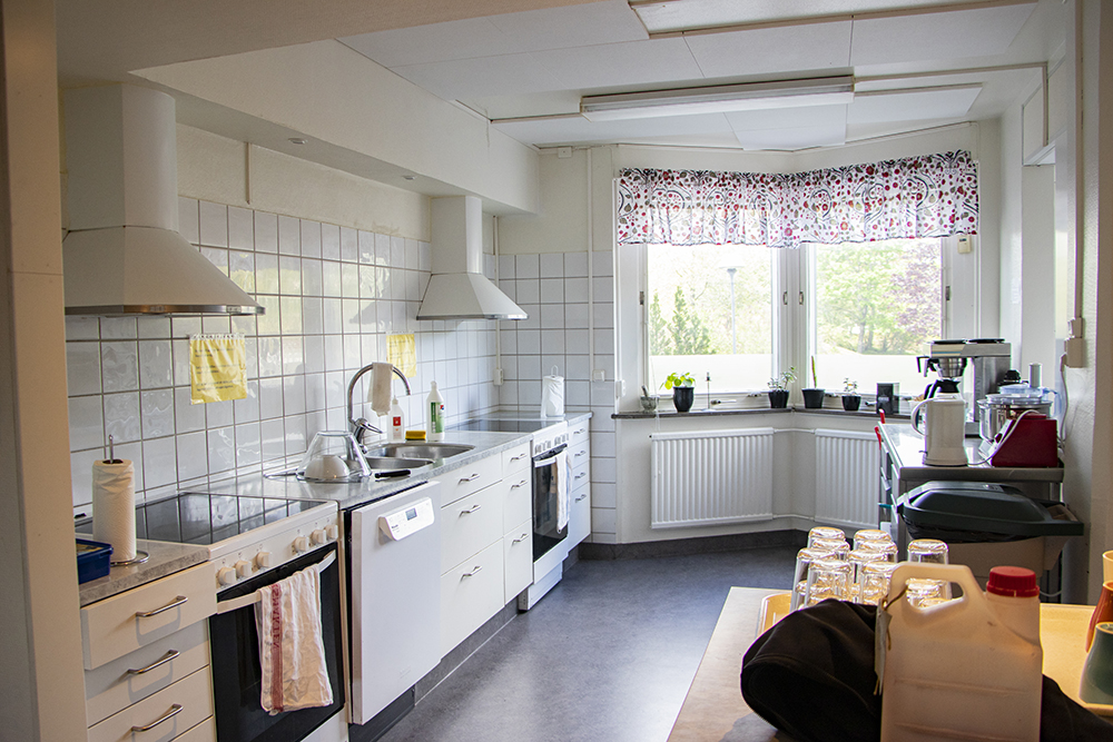 Elevboendets gemensamma kök.